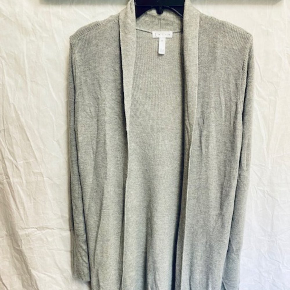 Leith Grey Long Cardigan Sz XS